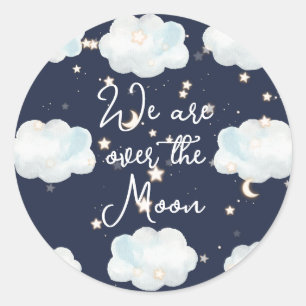 Nous Sommes Au-Dessus Des Stickers Baby shower Lun