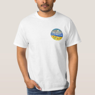 Nous sommes avec le T-shirt homme ukrainien