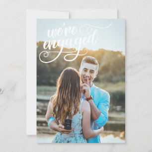 Nous sommes engagés Faire-part Fiançailles