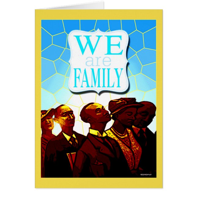 Nous sommes la famille - Invitations et annonces (Devant)