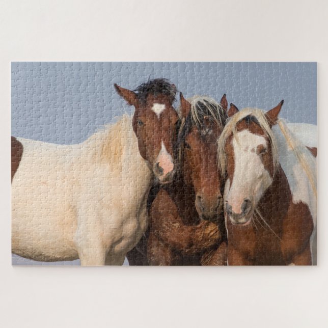 "Nous sommes la famille" Jigsaw Puzzle (Horizontal)