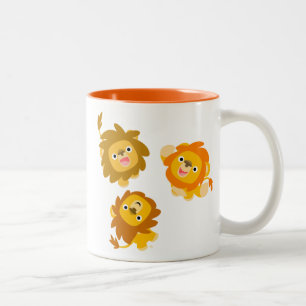 "Nous sommes là !!" Mug Tasse Lions de Dessin Anim