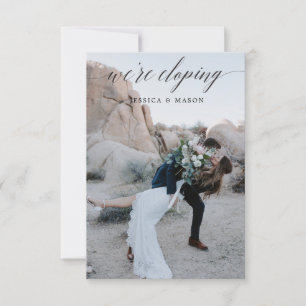 Nous sommes l'Invitation Faire-part Eloping