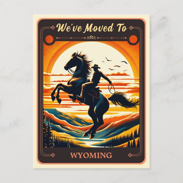 Nous sommes passés au Wyoming | Carte postale Vint (Devant)