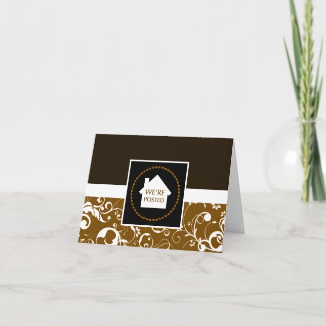 nous sommes postés faire-part : mod home (Devant)