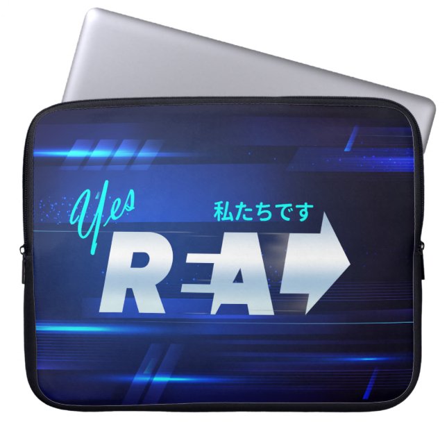 Nous sommes réels | Sac à manches pour ordinateur  (Devant)