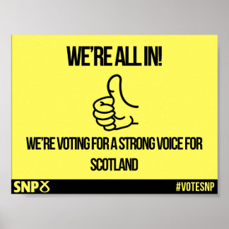 Nous sommes tous dans - SNP Poster