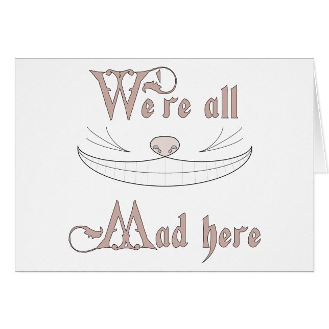 Nous sommes tous fous ici (Devant horizontal)