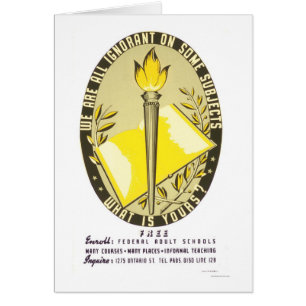 Nous sommes tous WPA 1938 ignorant