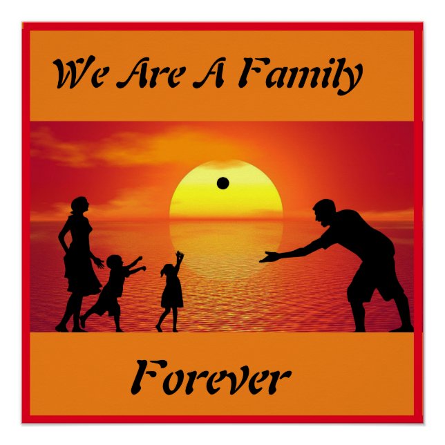 Nous sommes une affiche de famille (Devant)