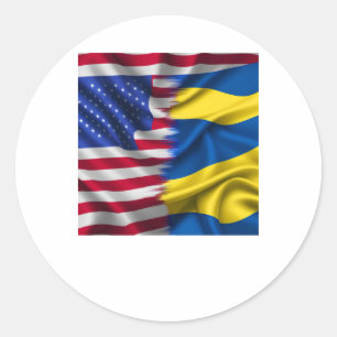 Nous sommes unis – Autocollant drapeaux États-Unis