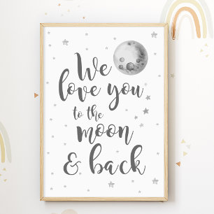 Nous t'aimons jusqu'à la lune et retour Affiche de