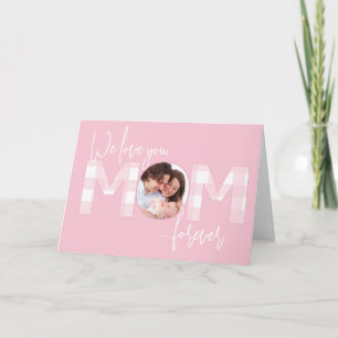 Nous t'aimons Maman Carte de voeux pliée