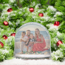 Nous vous aimons Famille Photo Hiver Arbres