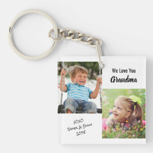 Nous vous aimons grand-mère Photos et noms personn