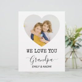 Nous Vous Aimons Grand-Père | En-tête de lettre pe