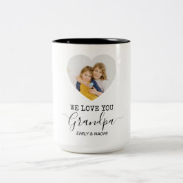 Nous Vous Aimons Grand-Père | Mug café personnalis