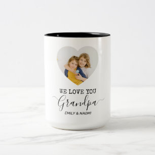 Nous Vous Aimons Grand-Père   Mug café personnalis