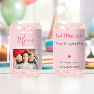 Nous Vous Aimons Meilleure Maman Jamais Pink Photo