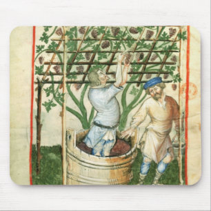 Nouv Acq Lat-Ansammlung und drücken Trauben Mousepad