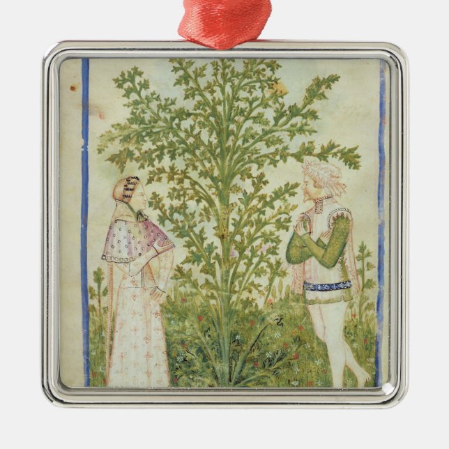 Nouv Acq Lat-Sellerie, von 'Tacuinum Sanitatis Ornament Aus Metall (Vorne)