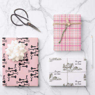 Nouveau Accueil - Assortiment rose des feuilles de