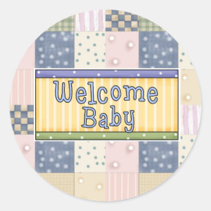 Nouveau Arrivée Bienvenue Baby Boy Stickers