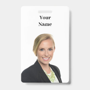 NOUVEAU ! Badge - Vertical - Personnalisé