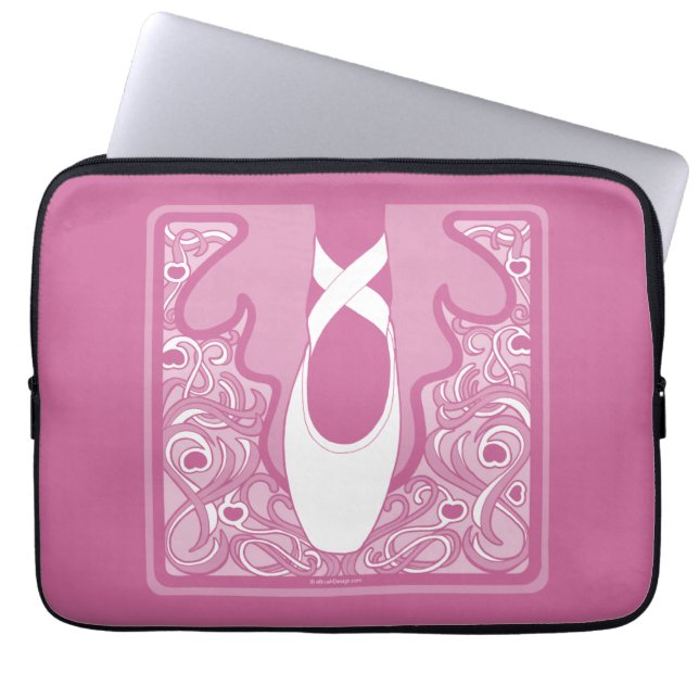 Nouveau Ballet Laptopschutzhülle (Vorderseite)