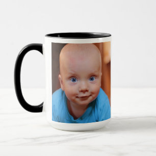 NOUVEAU BÉBÉ AJOUTER PHOTO CUSTOM Coffee Mug