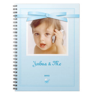 Nouveau bébé Boy Blue Ribbon Carnet