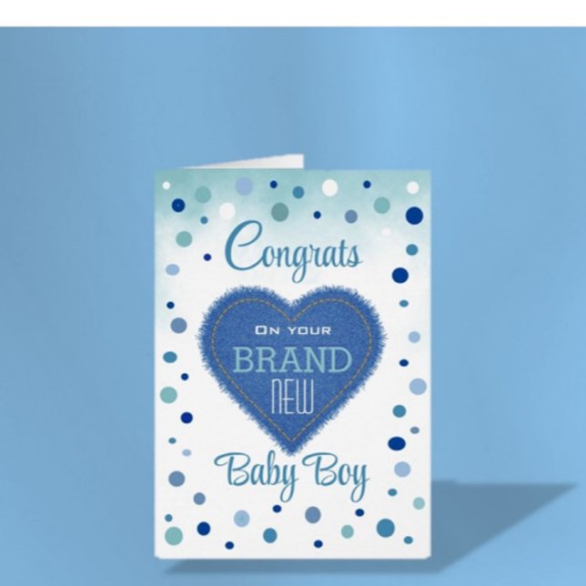 Nouveau bébé garçon ! Félicitations pour le nouvea (Créateur téléchargé)