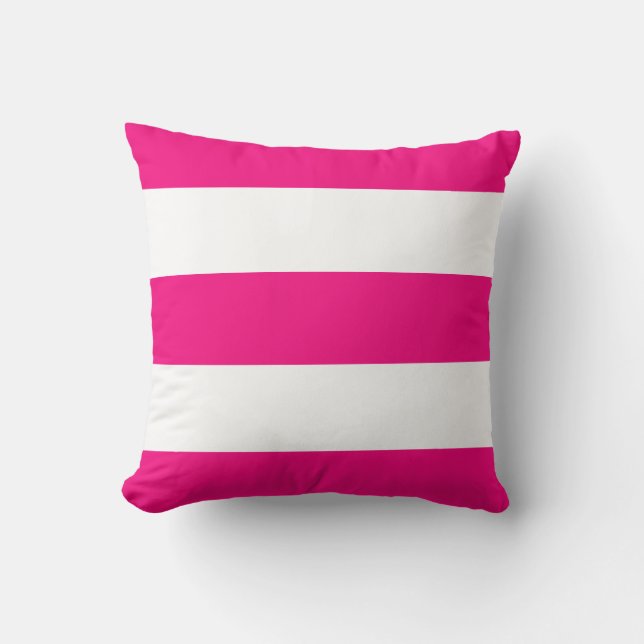 Nouveau cadeau rose et blanc lumineux de coussin (Recto)