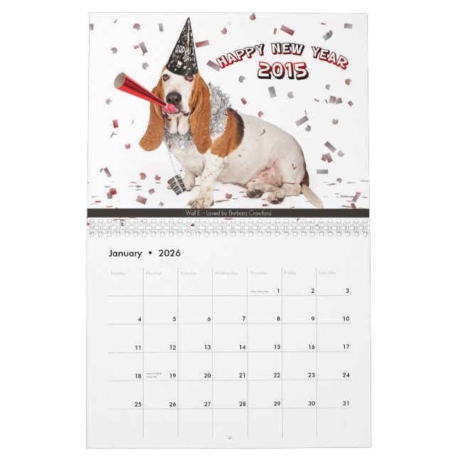 NOUVEAU - calendrier de 2015 AZBHR (Jan 2026)