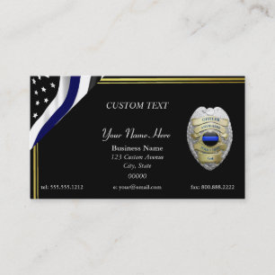 NOUVEAU Carte de visite de badge personnalisé de l