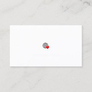Nouveau Carte de visite de logo texte personnalisé