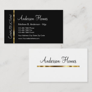 Nouveau Carte de visite Home Builder Classy