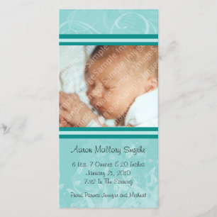 Nouveau Carte photo bébé style Mod
