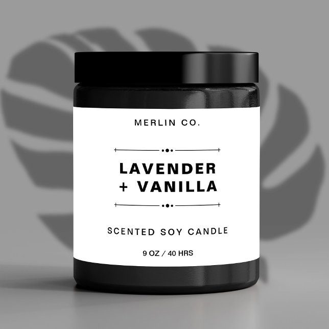 Nouveau chandelier Étiquette moderne blanc (Créateur téléchargé)