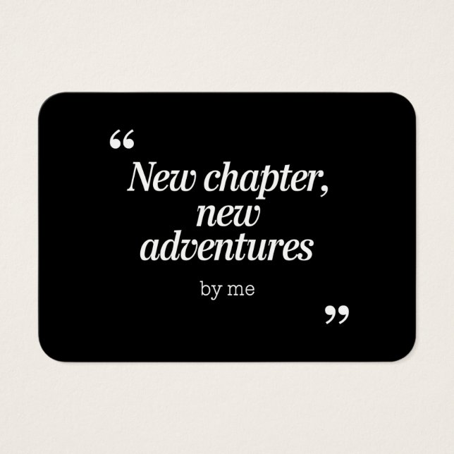 Nouveau chapitre, New Adventures Design by Me (Devant)