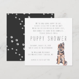 Nouveau chiot   Invitation à une fête pour chiot