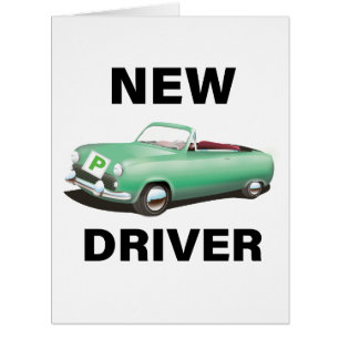 Nouveau conducteur de voiture provisoire