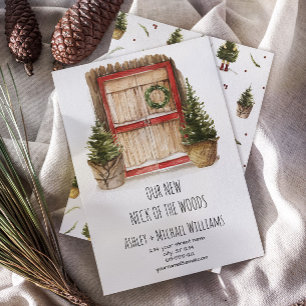 Nouveau cou du Faire-part mobile Woods Adresse