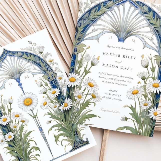 Nouveau Daisy Garden Wedding Invitation (Créateur téléchargé)