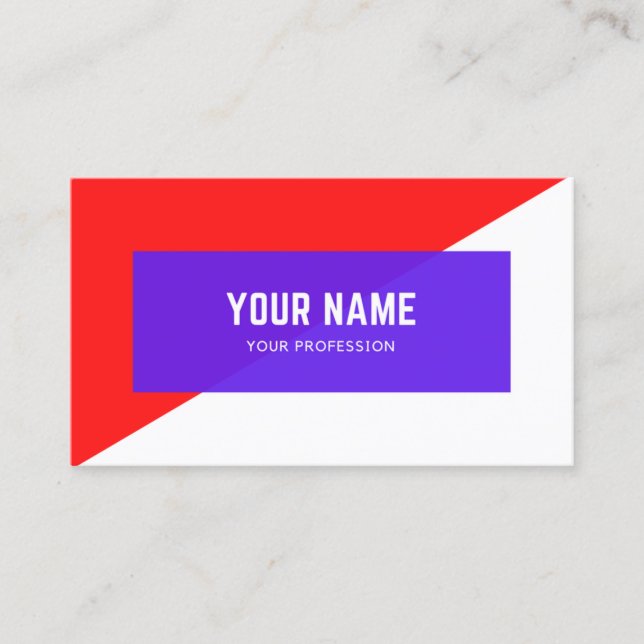 Nouveau design de carte de visite (Devant)