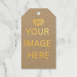 NOUVEAU ! Étiquettes Cadeaux Dorées en Papier Alum