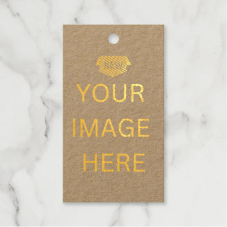 NOUVEAU ! Étiquettes Cadeaux Dorées - Rectangle - 