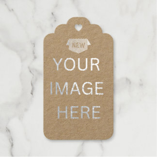 NOUVEAU ! Étiquettes de Cadeau en Feuille d'Argent