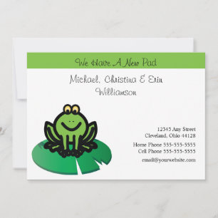 Nouveau Faire-part de déplacement de pad