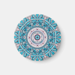 Nouveau Floral Mandala Magnet